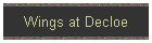 Wings at Decloe